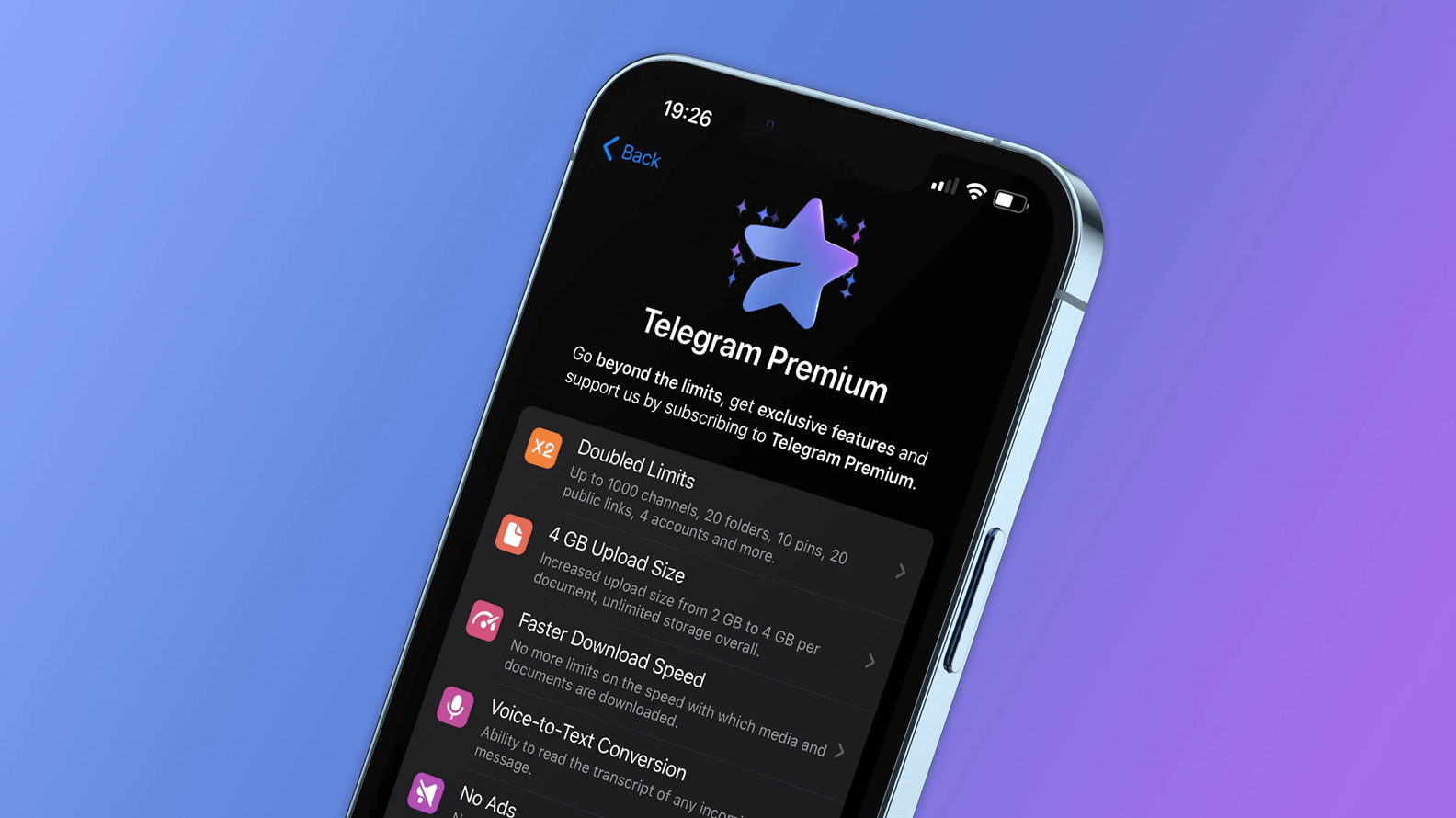 فعال سازی اشتراک پرمیوم تلگرام