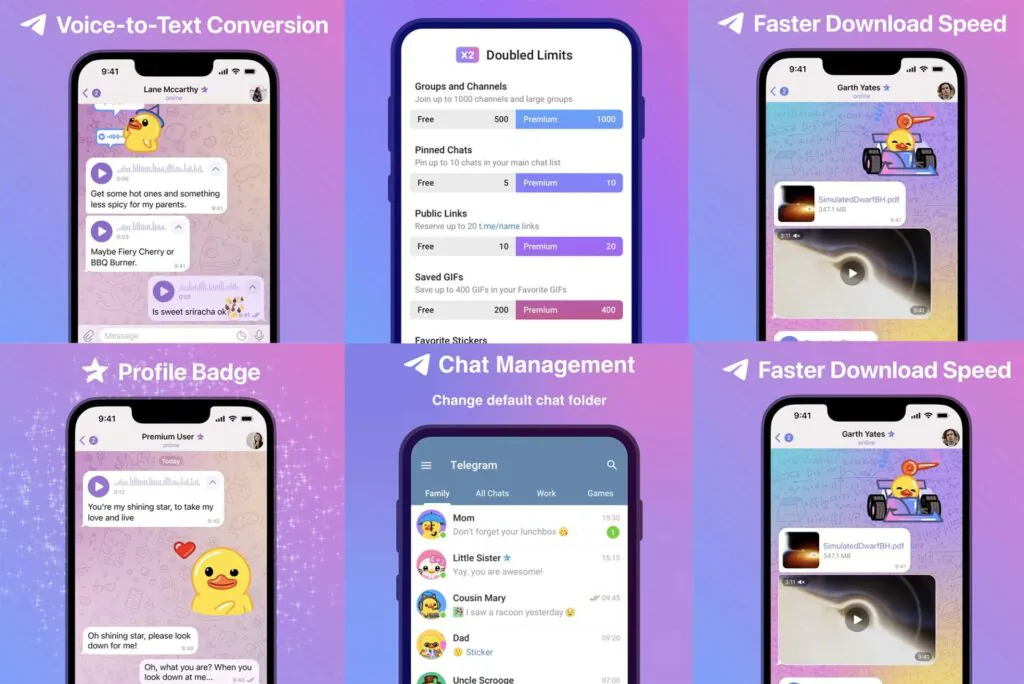 خرید اکانت تلگرام پرمیوم Telegram Premium