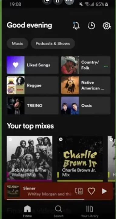 تنظیمات Spotify