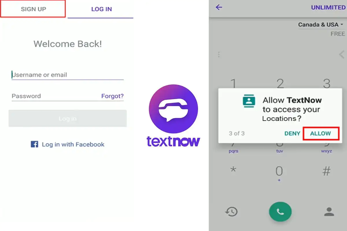 اپلیکیشن Text Now