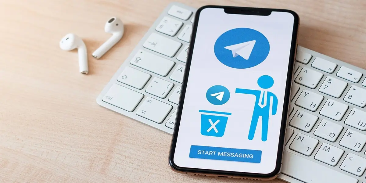 Tracking deleted Telegram accounts