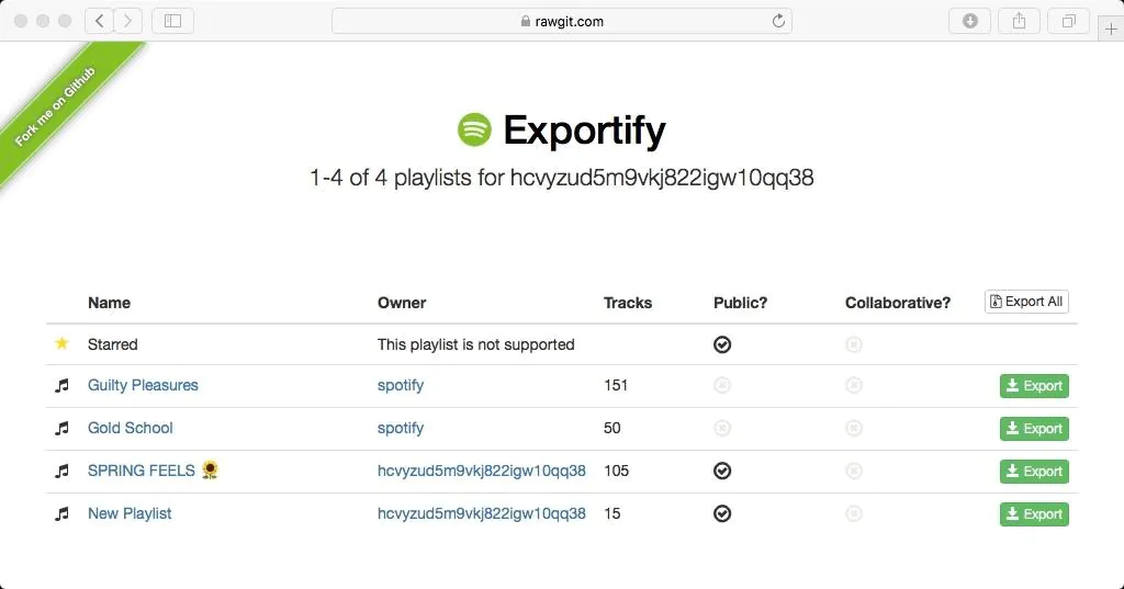 ابزارهای انتقال موسیقی Spotify